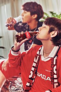BTS V Coca Cola
