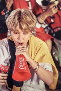 BTS Jimin Coca Cola