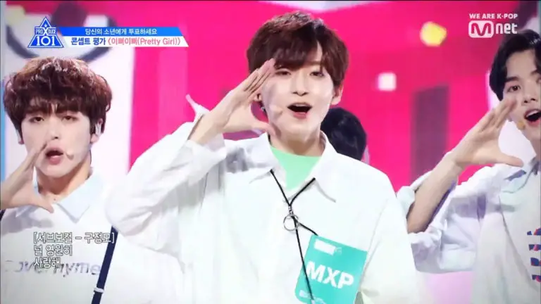 Produce X 101: Crayon - Pretty Girl Screencaps - K-pop Database 