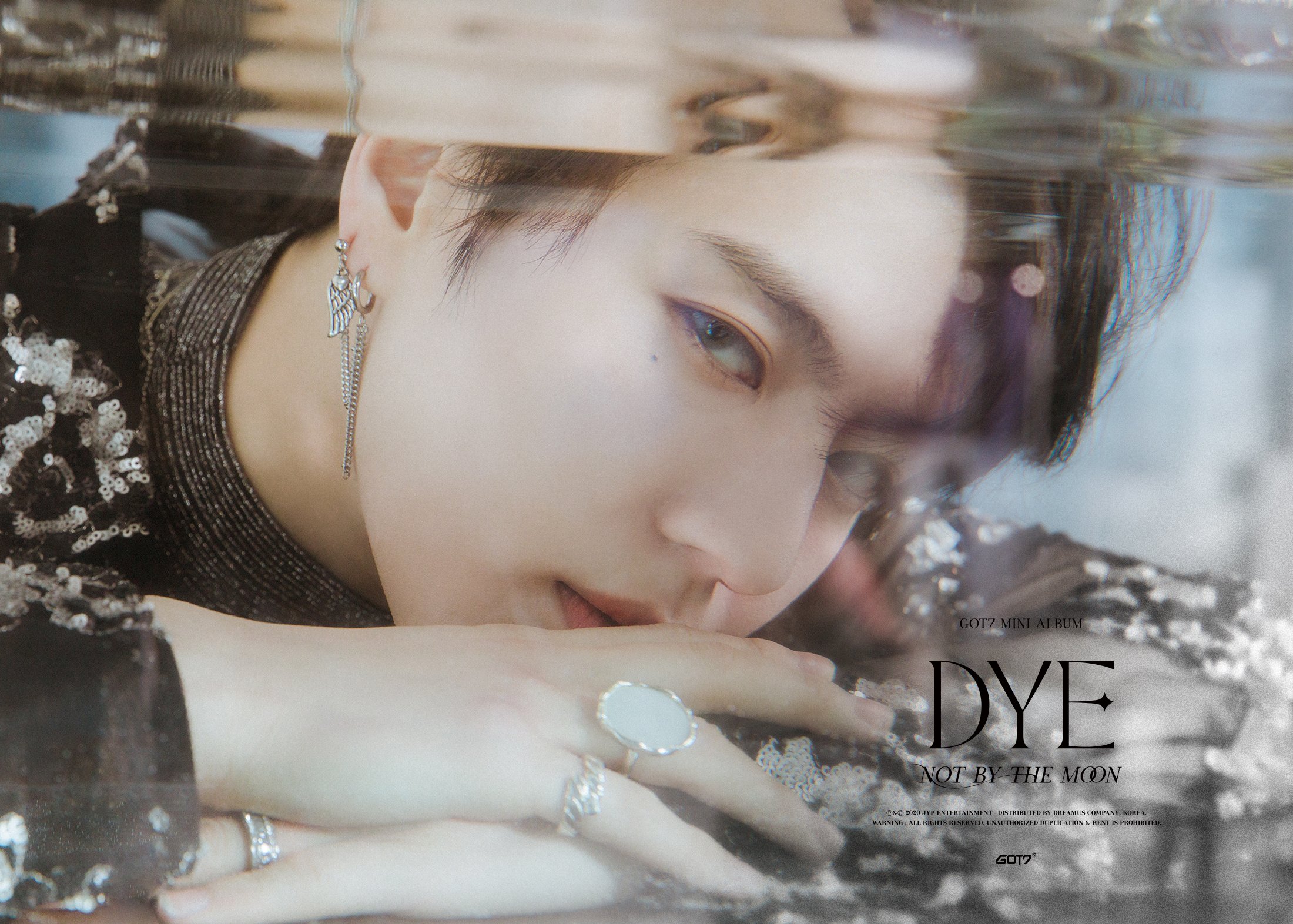 GOT7's Jackson 'DYE' mini album promotion photoshoot by Naver x