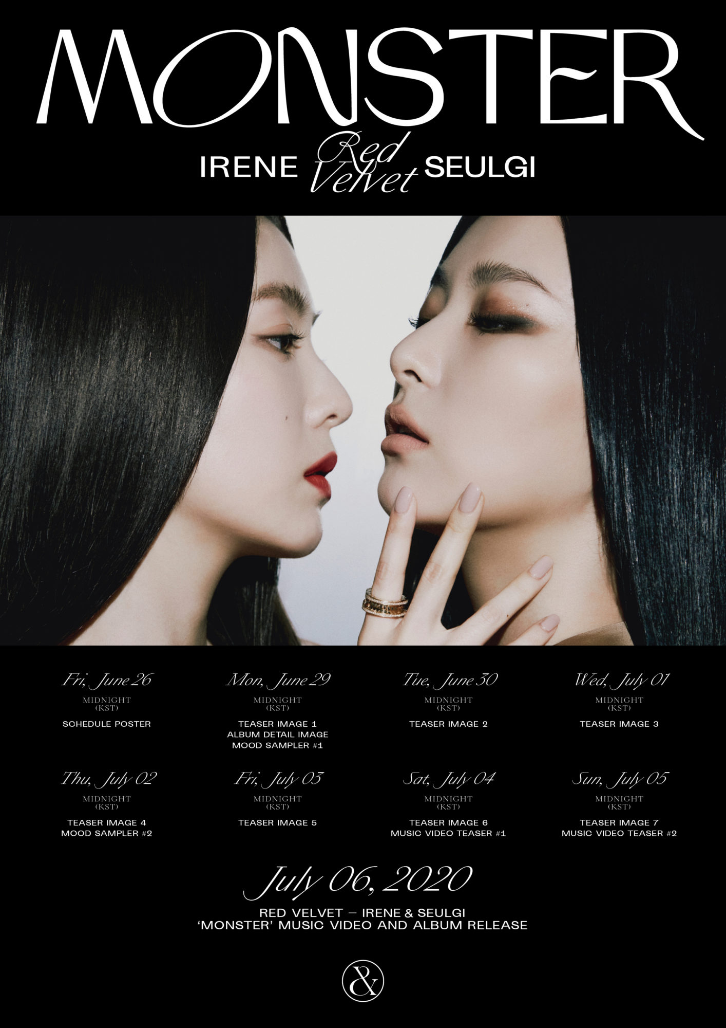 Red Velvet Irene & Seulgi Monster Schedule