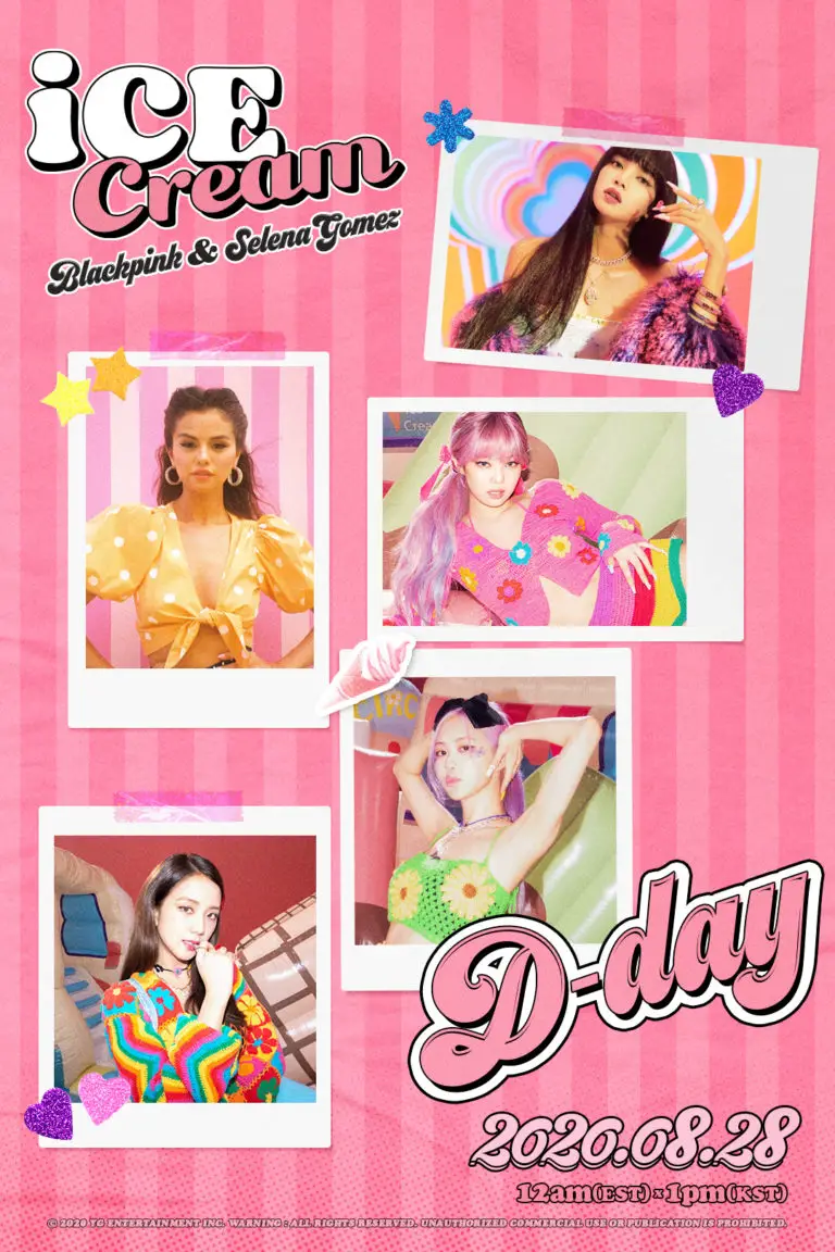 BLACKPINK Ice Cream Posters (HD/HQ)