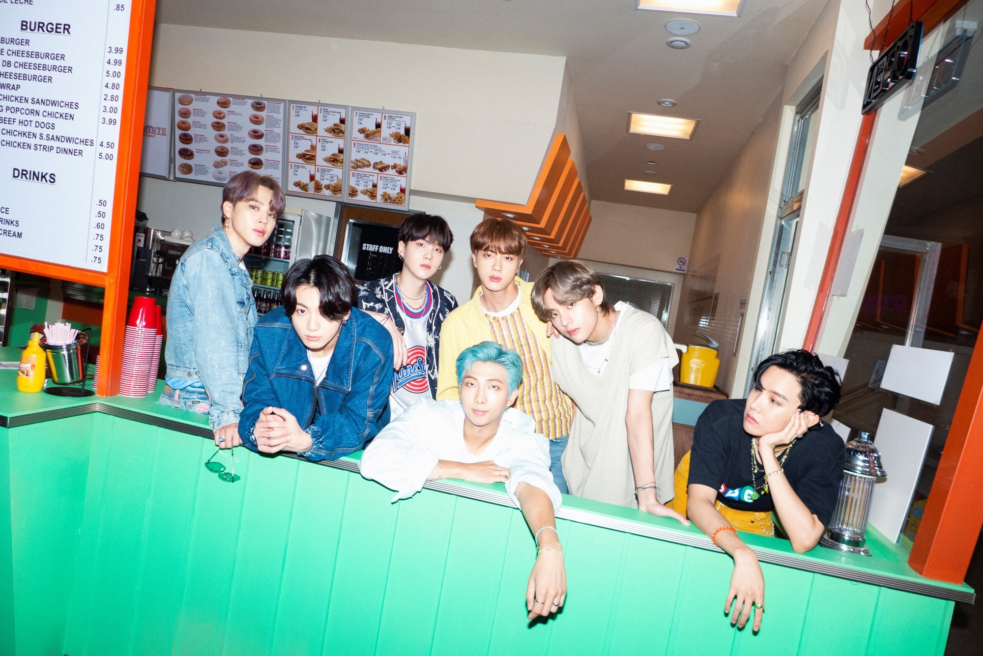 BTS Dynamite Group Teaser Photo 2 (HD/HQ) K Pop Database / dbkpop com