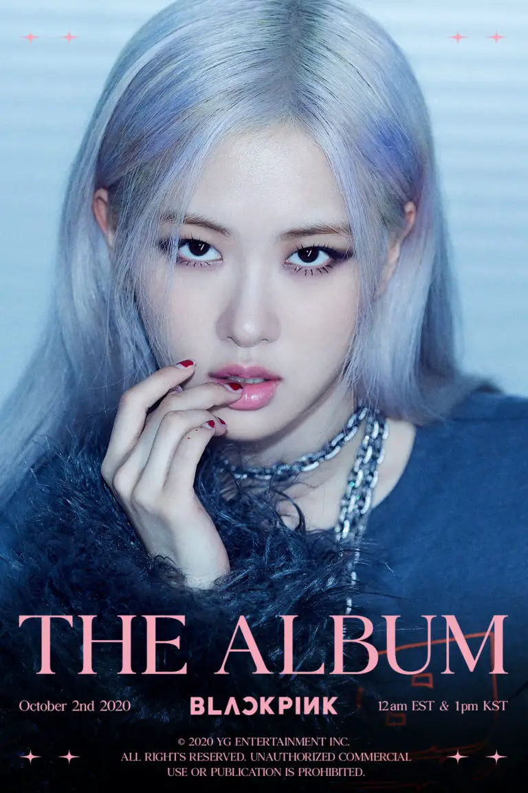 BLACKPINK The Album Rose Teaser Posters (HD/HQ) - K-Pop Database ...