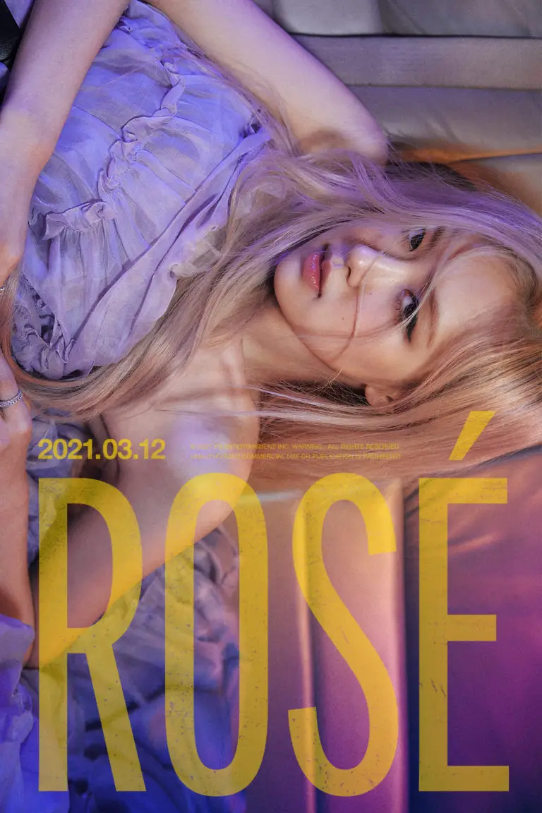 BLACKPINK Rosé Solo Release Teaser Posters