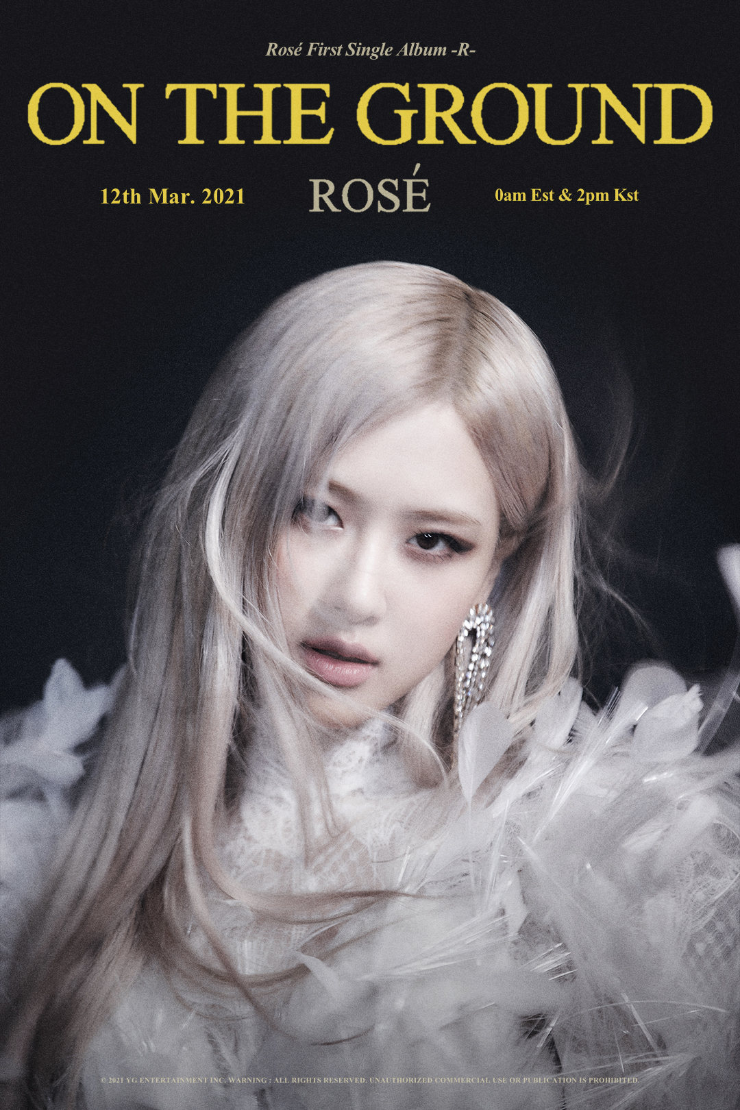 Blackpink Rose On The Ground Teaser Poster