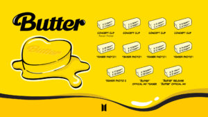 BTS Butter Promotion Schedule