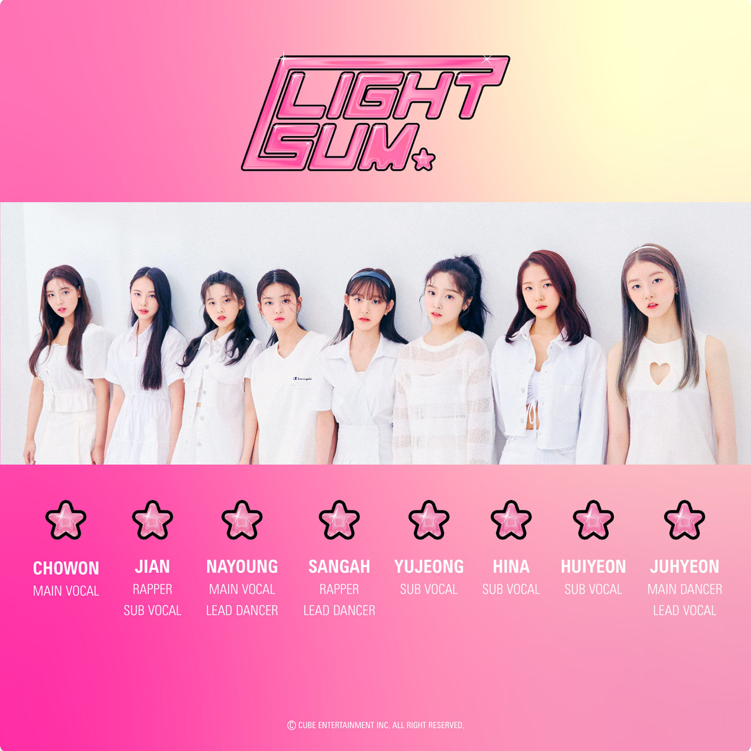 LIGHTSUM Group Profile Photos (HQ) - K-Pop Database / dbkpop.com