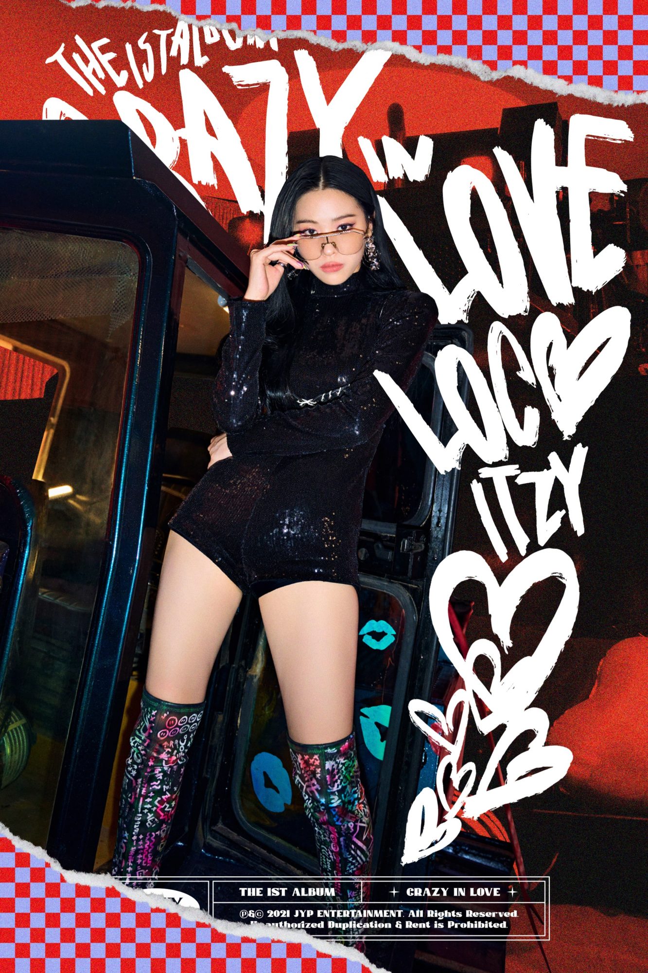 新到着 ITZY crazy in love ITZY リュジン shopee crazy シンガポール