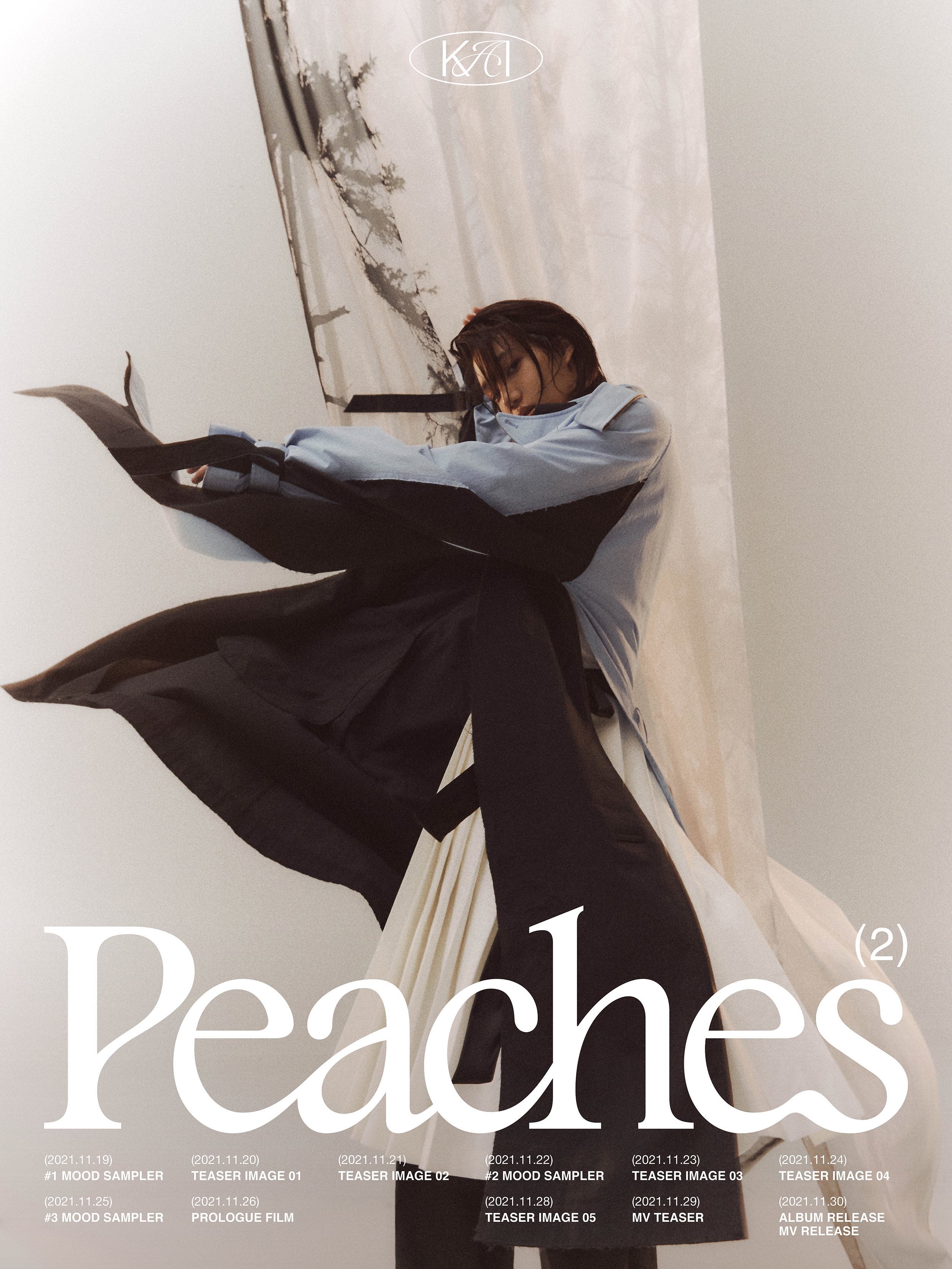 EXO's Kai is a painting in 'Peaches' teaser images