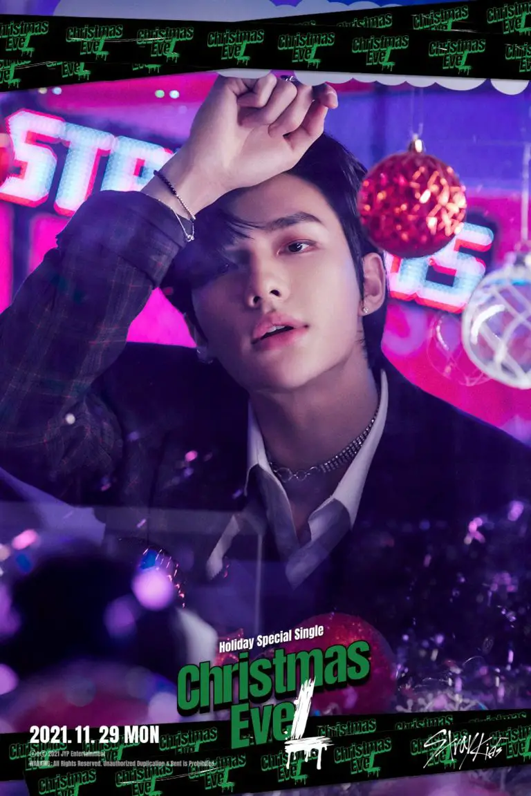 Stray Kids Christmas EveL Teaser Photos (Bang Chan, Changbin, Lee Know, Hyunjin) (HQ/HD)