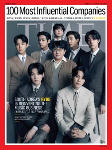 BTS Time April 2022 Cover