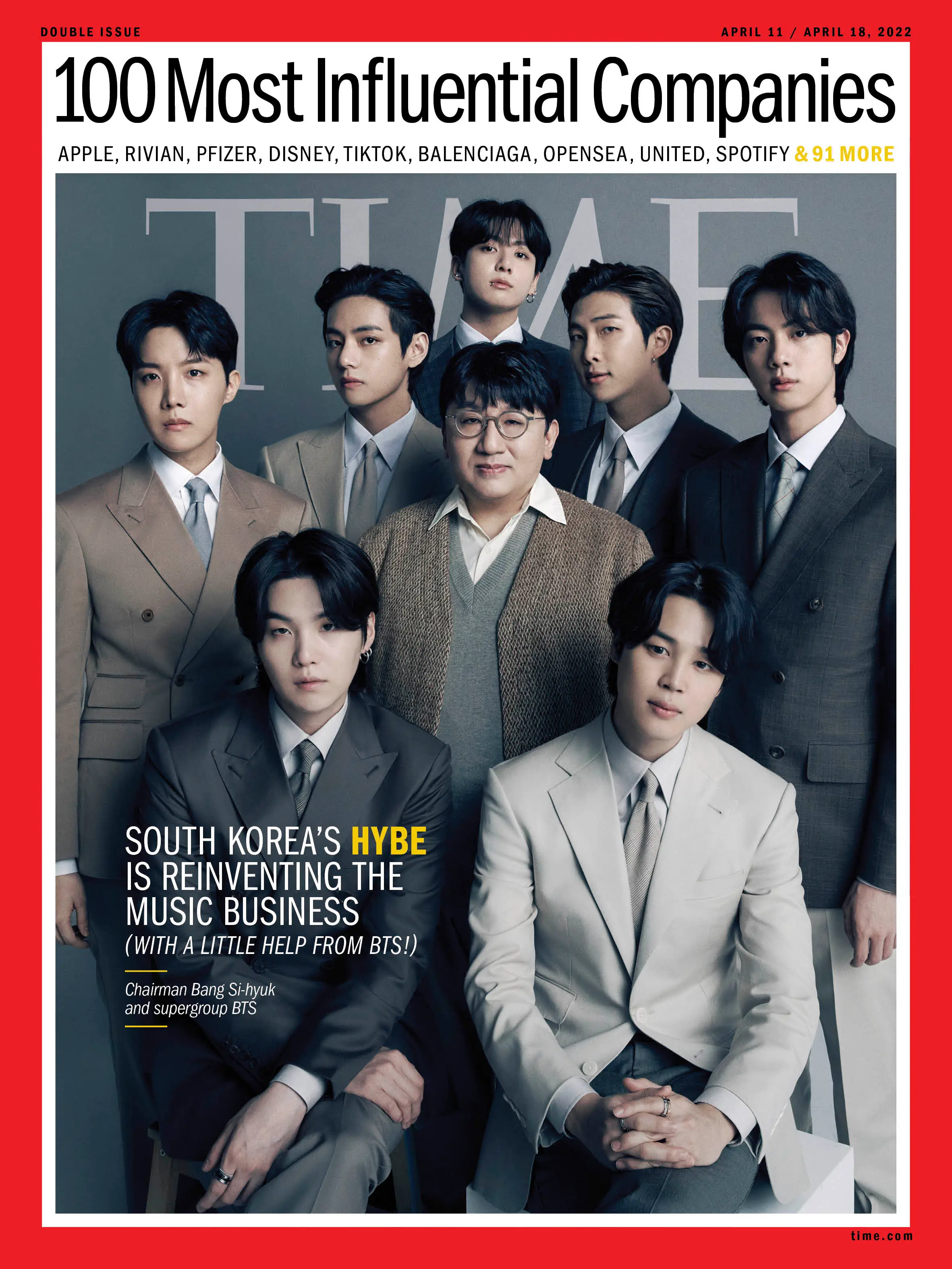 BTS Time Magazine April 2022 Cover Photos (HD/HQ)