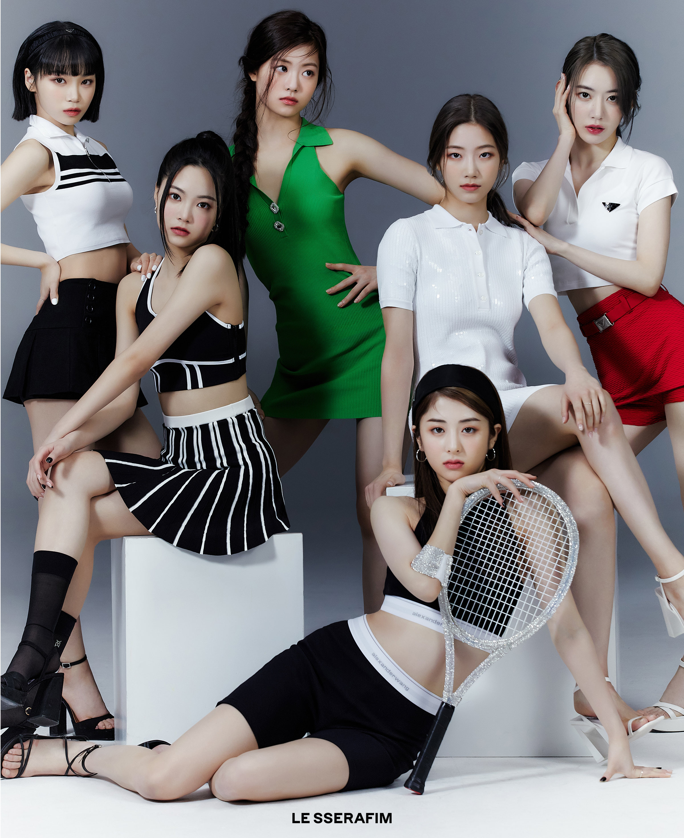 LE SSERAFIM Group Profile Photos HD HQ K Pop Database