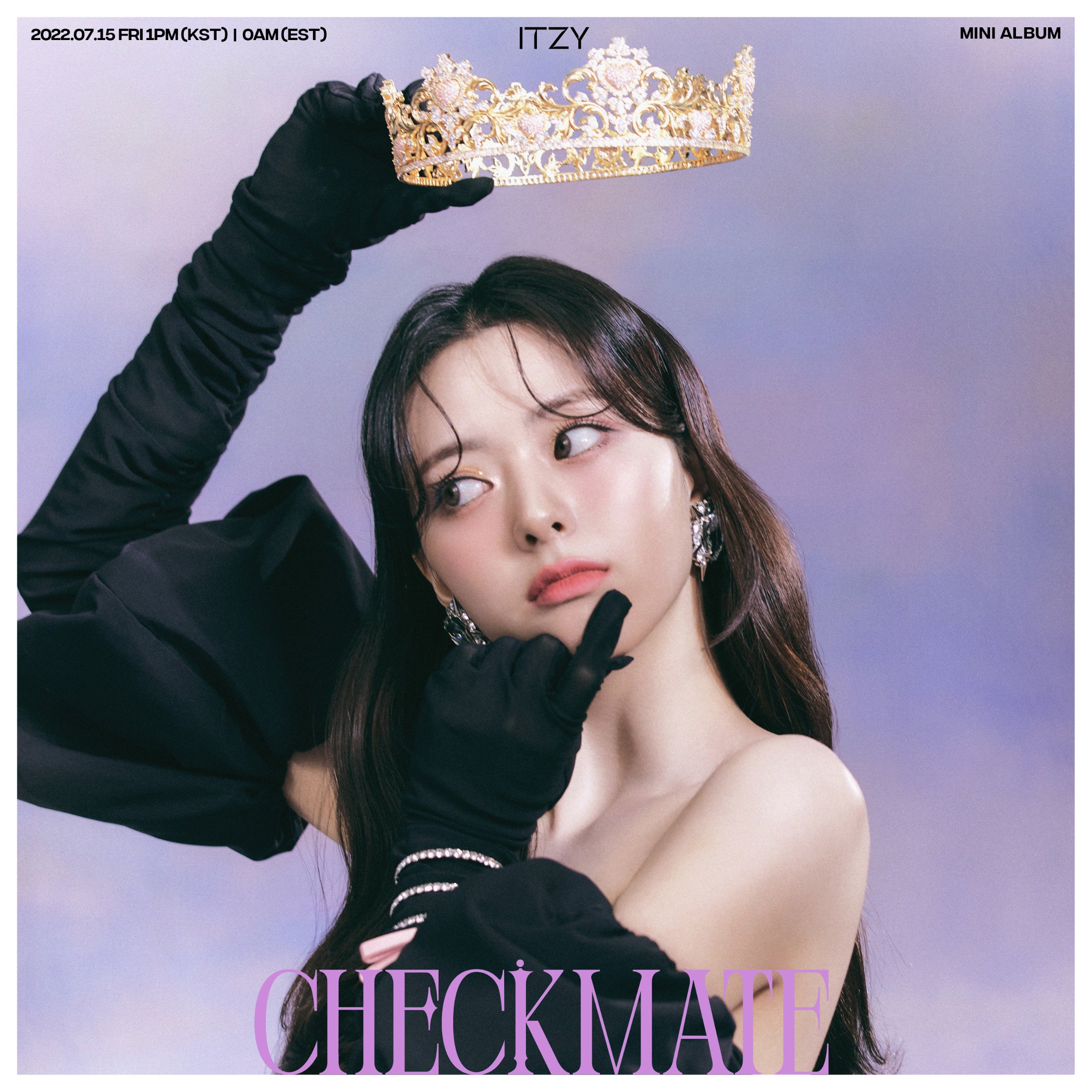 Yuna - Official Poster ITZY Mini Album Checkmate Kpop