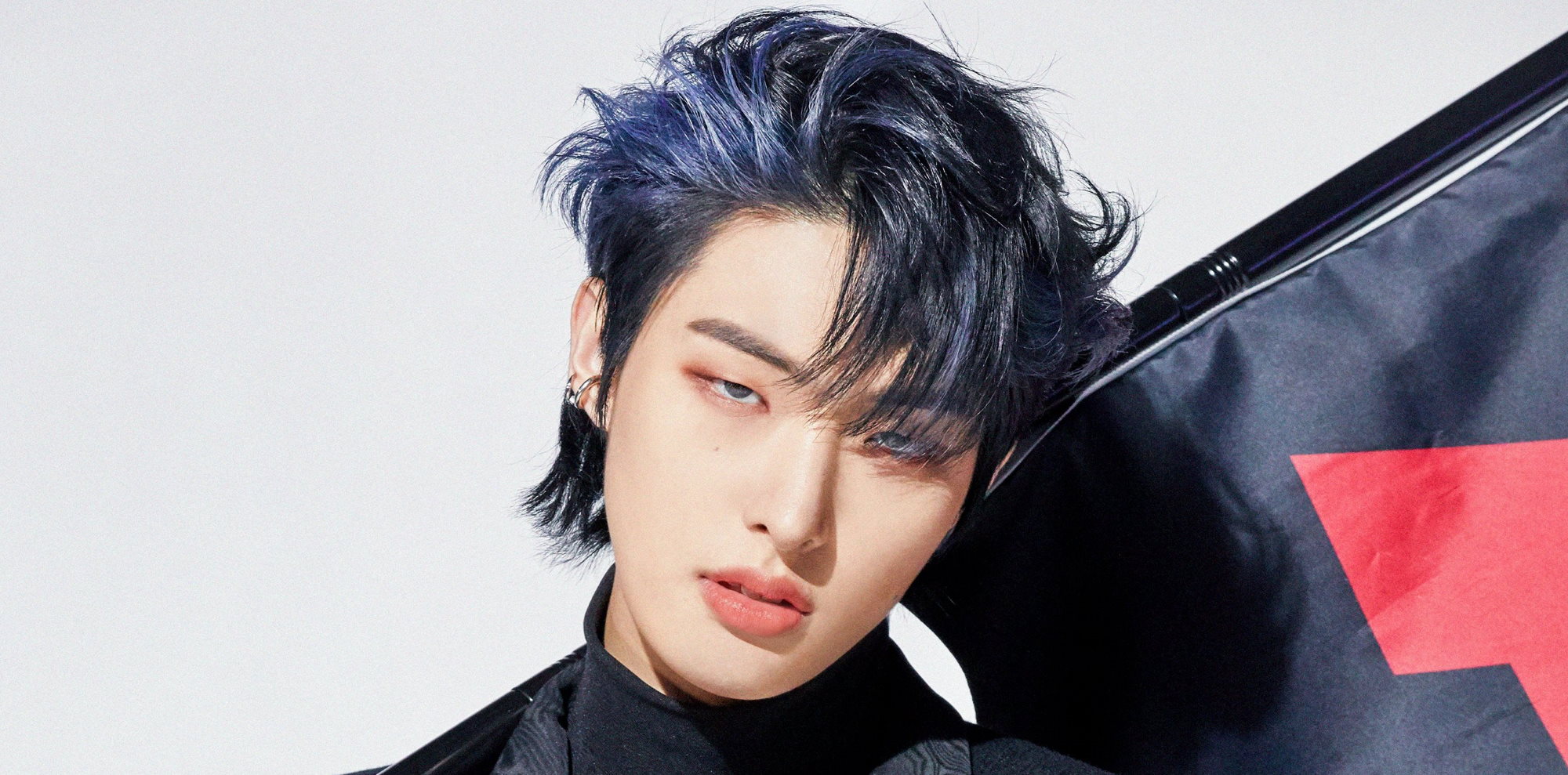 ATEEZ Mingi Blue Hair - wide 7