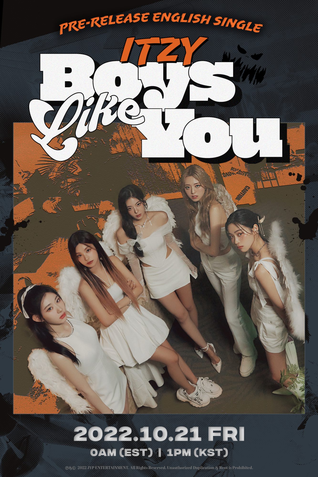 ITZY Boys Like You Teaser Poster Group
