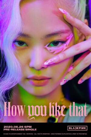 Blackpink Jennie How You Like That Teaser Poster 3 Blackpink Jennie How You Like That