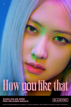 Blackpink Rose How You Like That Teaser Poster 3 Blackpink Rose How You Like That