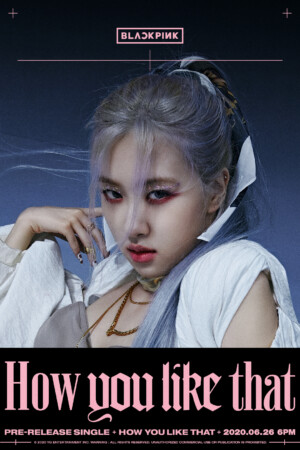 Blackpink Rose How You Like That Poster Blackpink Rose How You Like That Poster