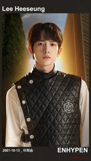 Enhypen Heeseung Profile Card Enhypen Heeseung Profile Card
