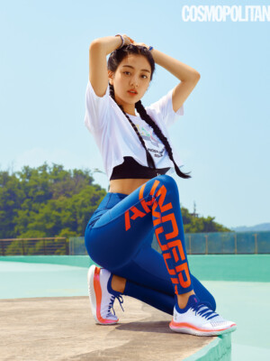 Twice Jihyo Under Armour Cosmopolitan Korea August 2021 Twice Jihyo Under Armour
