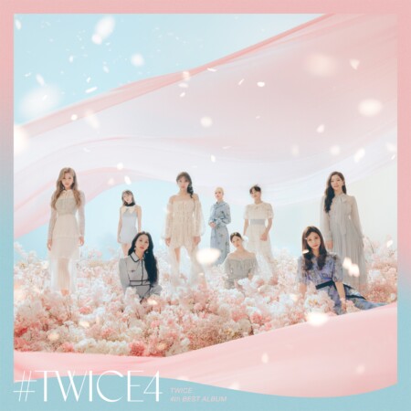TWICE #TWICE4 Japanese Best Album Cover TWICE #TWICE4 Japanese Best Album Cover