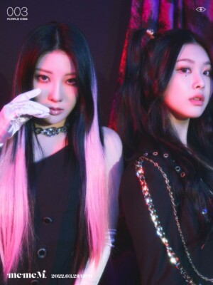 Purple Kiss memeM Teaser Unit Purple Kiss memeM Teaser Unit
