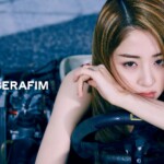 LE SSERAFIM Huh Yunjin Fearless Teaser Black Petrol LE SSERAFIM Huh Yunjin Fearless Teaser