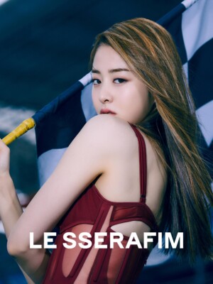 LE SSERAFIM Huh Yunjin Fearless Teaser Black Petrol LE SSERAFIM Huh Yunjin Fearless Teaser