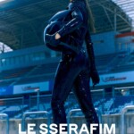 LE SSERAFIM Kazuha Fearless Teaser Black Petrol LE SSERAFIM Kazuha Fearless Teaser