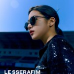 LE SSERAFIM Kazuha Fearless Teaser Black Petrol LE SSERAFIM Kazuha Fearless Teaser