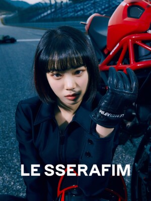 LE SSERAFIM Kim Chaewon Fearless Teaser Black Petrol LE SSERAFIM Kim Chaewon Fearless Teaser