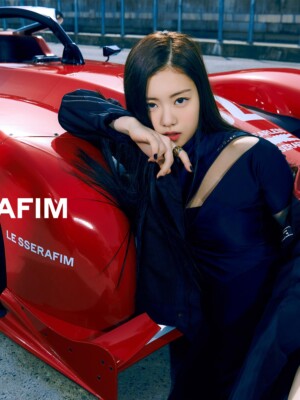 LE SSERAFIM Kim Garam Fearless Teaser Black Petrol LE SSERAFIM Kim Garam Fearless Teaser