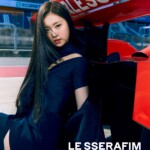 LE SSERAFIM Kim Garam Fearless Teaser Black Petrol LE SSERAFIM Sakura Fearless Teaser