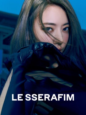 LE SSERAFIM Sakura Fearless Teaser Black Petrol LE SSERAFIM Sakura Fearless Teaser