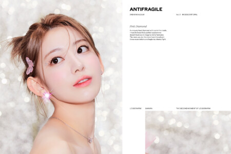 LE SSERAFIM Sakura Antifragile Teaser - Iridescent Opal Ver. LE SSERAFIM Sakura Antifragile Teaser - Iridescent Opal Ver.