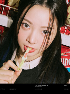 Eunchae LE SSERAFIM Antifragile Teaser - Midnight Onyx Eunchae LE SSERAFIM Antifragile Teaser - Midnight Onyx