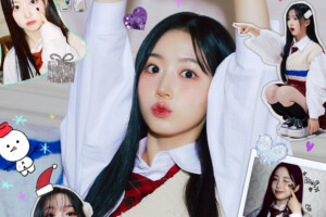 Haewon NMIXX Funky Glitter Christmas Teaser 1 Haewon NMIXX Funky Glitter Christmas Teaser 1