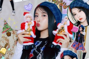 Jiwoo NMIXX Funky Glitter Christmas Teaser 1 Jiwoo NMIXX Funky Glitter Christmas Teaser 1