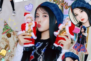 Jiwoo NMIXX Funky Glitter Christmas Teaser 1