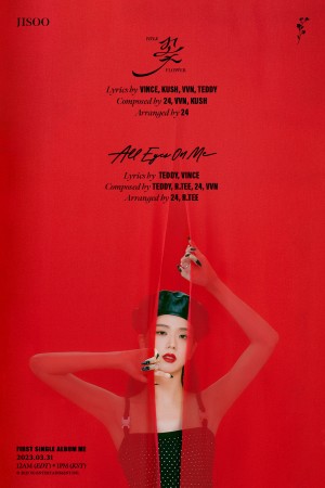 BLACKPINK Jisoo Me - Flower Tracklist Poster